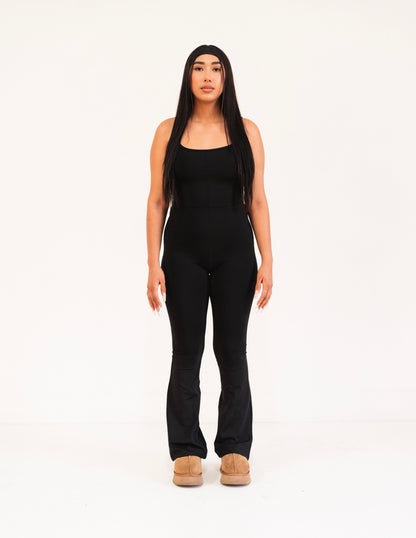 SKNS flare bottom bodysuit