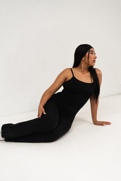 SKNS flare bottom bodysuit