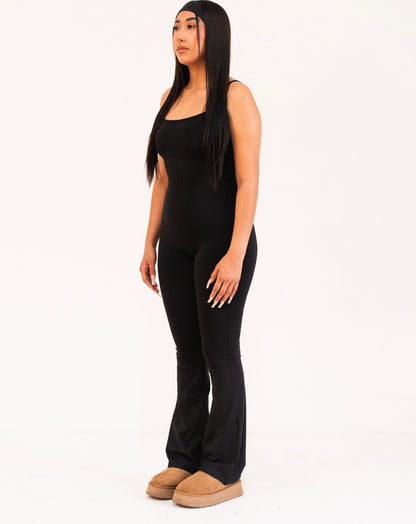 SKNS flare bottom bodysuit
